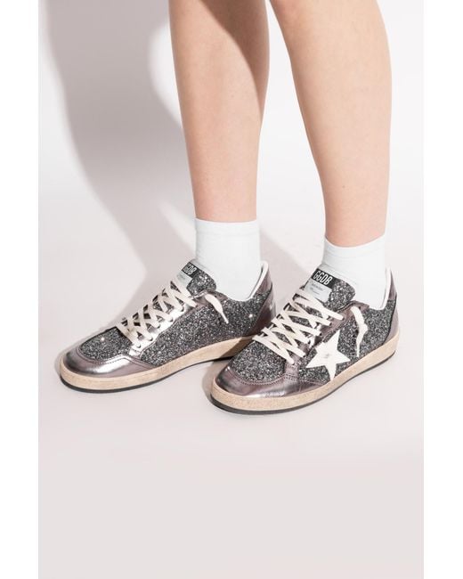 Golden Goose Deluxe Brand White "Ball Star" Sports Shoes