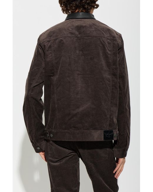 Zadig & Voltaire Black 'Bases' Jacket for men