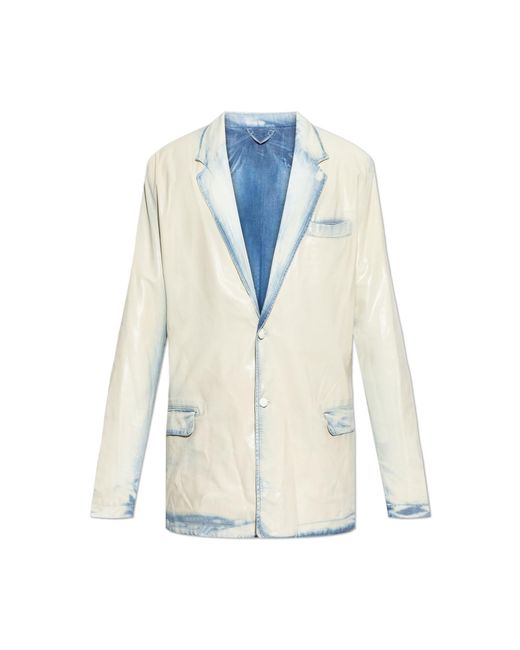 DIESEL White Blazer 'D-Nivale-Fsi' for men