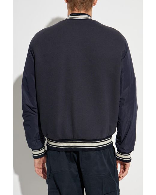 Moncler Blue Reversible Jacket "Vennes" for men