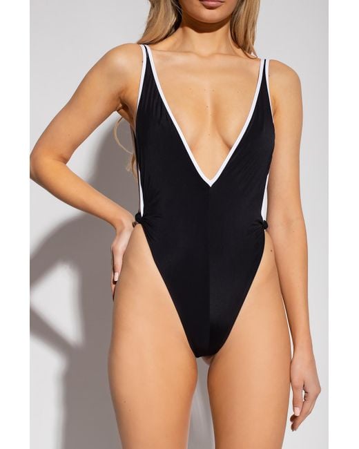 DIESEL Black 'bfsw-tessah' One-piece Swimsuit