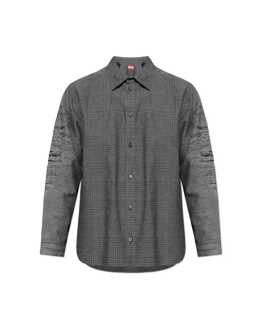 DIESEL Gray Shirt S-Olov for men