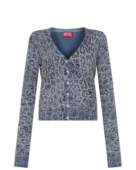 DIESEL Blue Cardigan M-Alima-Leo