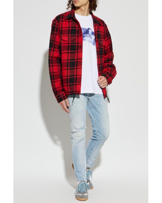 DSquared² White T-Shirt With Logo for men