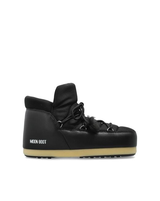 Moon Boot Black Snow Boots Mb Evx Pumps Nylon for men
