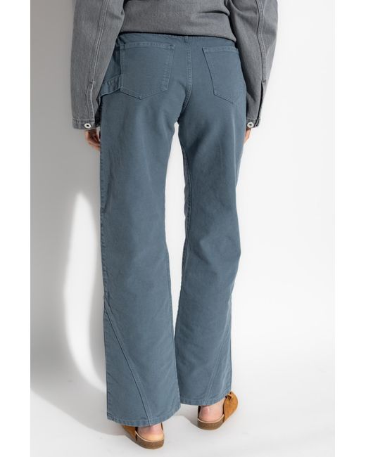 J.W. Anderson Blue Jeans With Logo