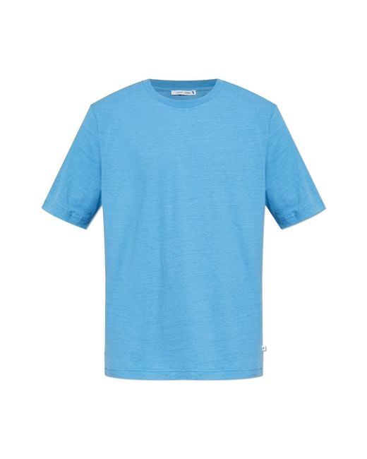 Samsøe & Samsøe Blue T-Shirt "Saadrian" for men