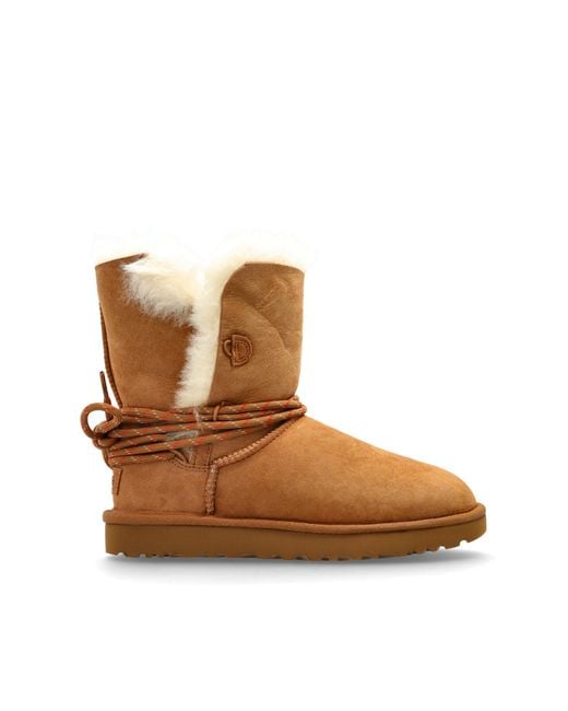 Ugg Brown Snow Boots 'W Bailey Tie'