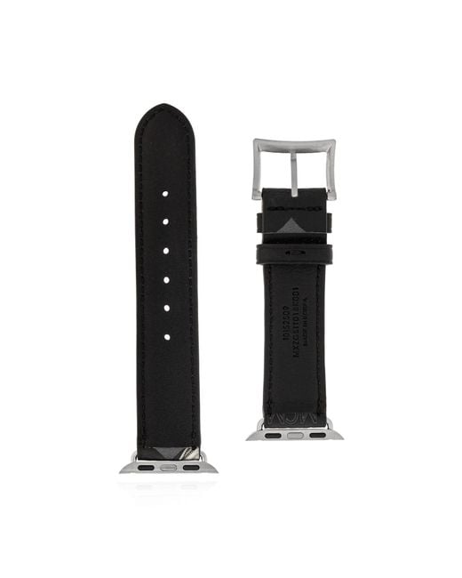 MCM Black Apple Watch Band for men