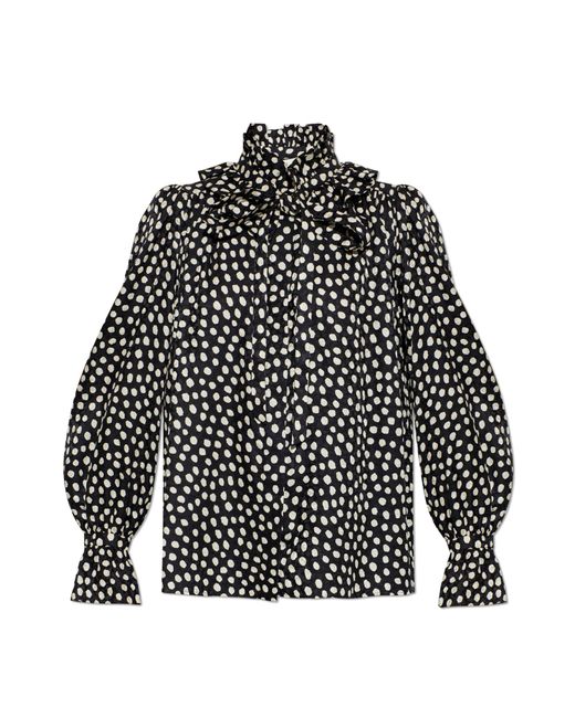 Chloé Black Silk Shirt
