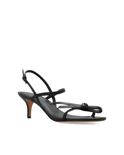 Kate Spade Black 'Loop' Heeled Sandals