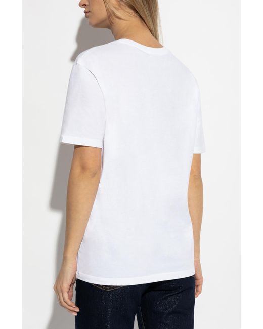 Etro Blue T-Shirt With Embroidery