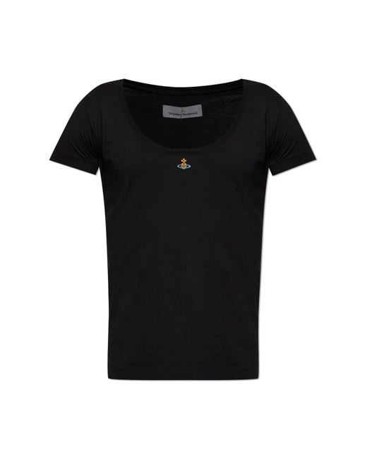 Vivienne Westwood Black T-Shirt 'Lollo'