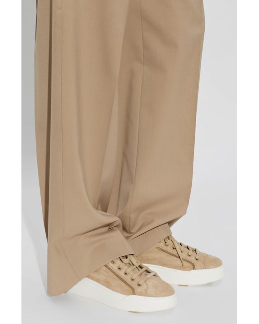 Max Mara Natural Suede Sports Shoes