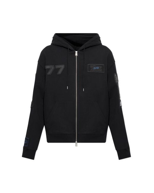 AllSaints Black 'Apex' Hoodie for men