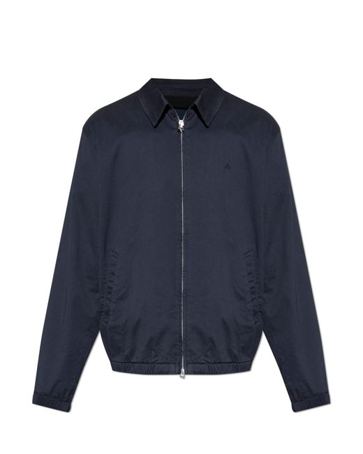 Rag & Bone Blue Cotton Jacket With Collar for men