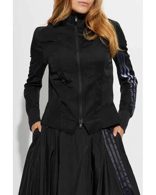 Y-3 Black Jacket With Logo