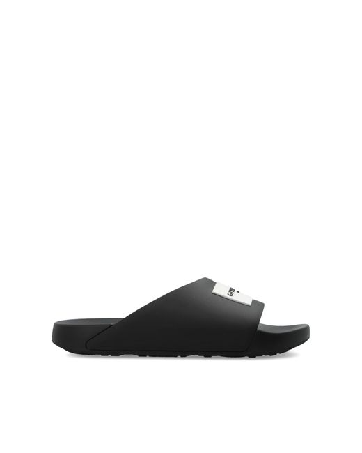Givenchy White Slides With Logo for men