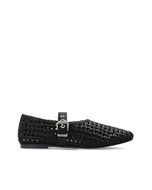 AllSaints Black "Sabine" Ballerinas