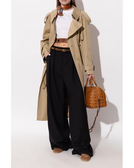 Stuart Weitzman Brown "Lottie" Loafers