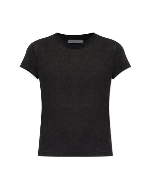 IRO Black T-Shirt 'Third'