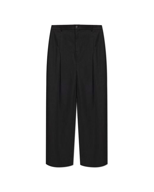 Loewe Black Creased Trousers for men