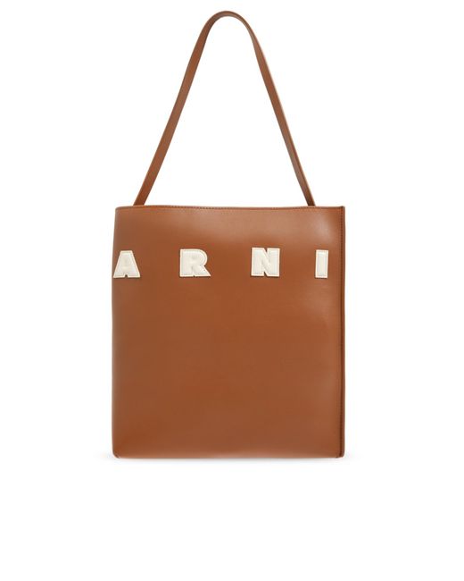 Marni Brown Bag Type Shopper
