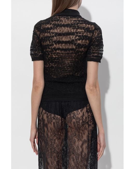 DSquared² Black Short-Sleeve Polo