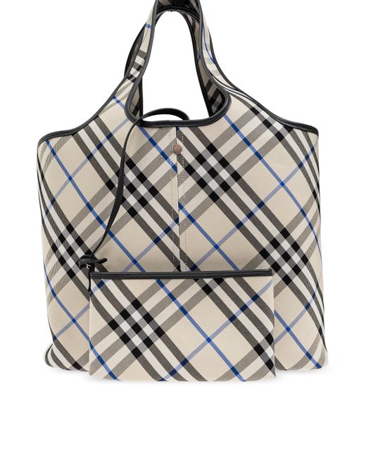 トートバッグ Burberry Shopper Burberry Bag Type Shopper in Natural | Lyst