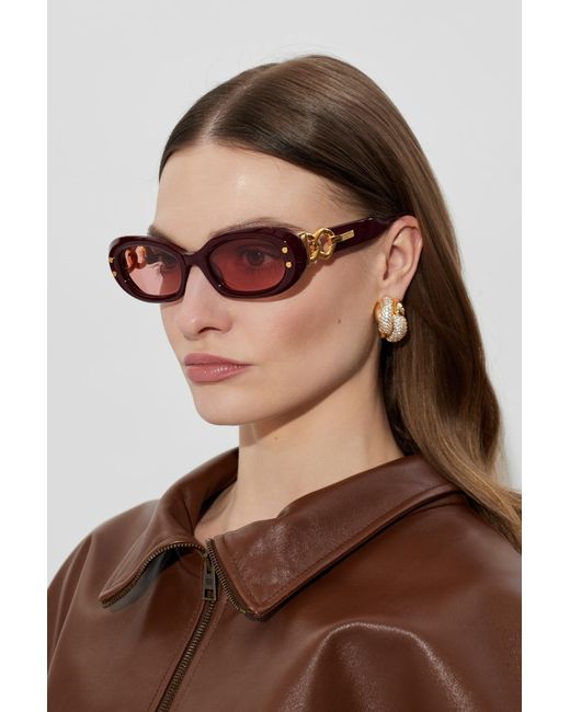 Balmain Pink 'Imperial Ii' Sunglasses