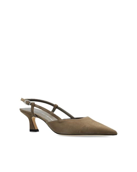 Stuart Weitzman Natural "Vinnie" Shoes