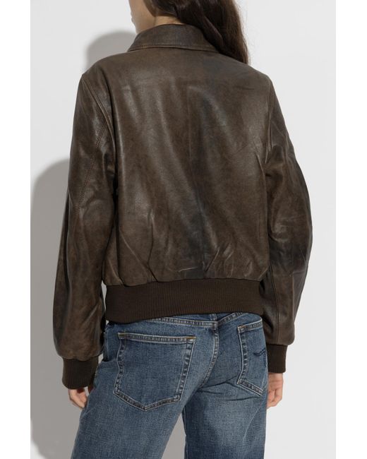 R13 Black Leather Jacket