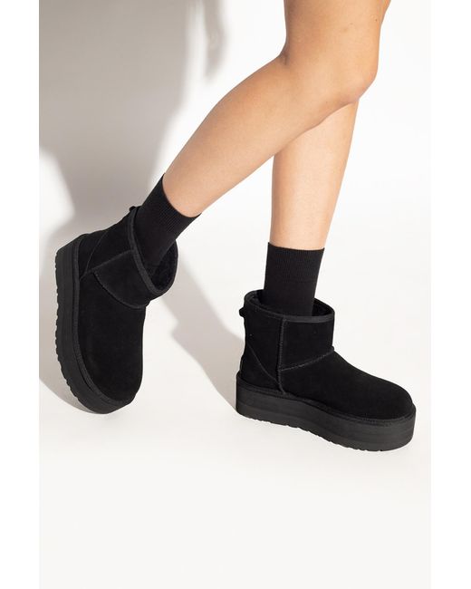 Ugg Black Classic Mini Platform Boots