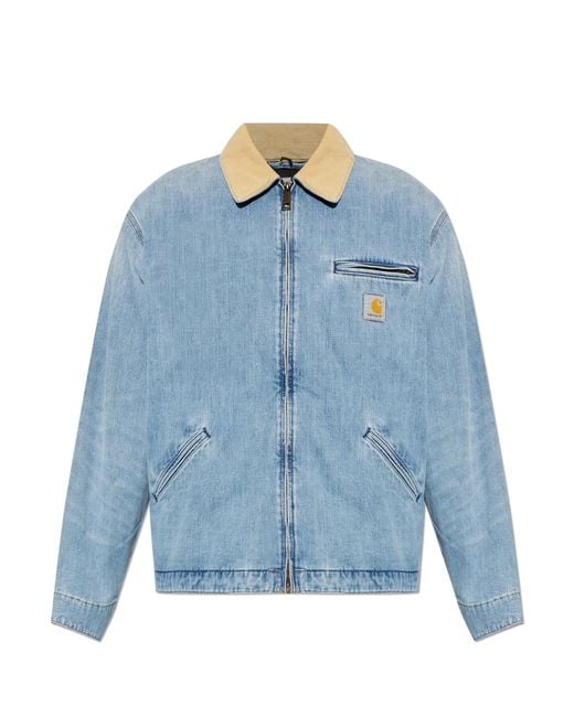 Carhartt Blue 'Og Detroit' Jacket for men