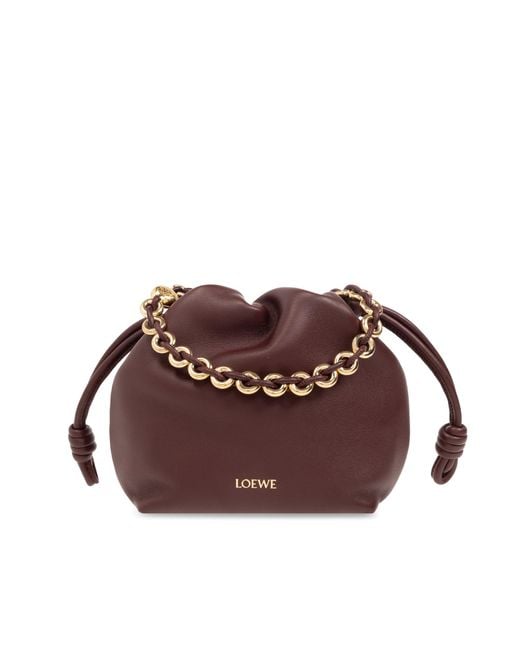 Loewe Brown ‘Flamenco Mini’ Shoulder Bag