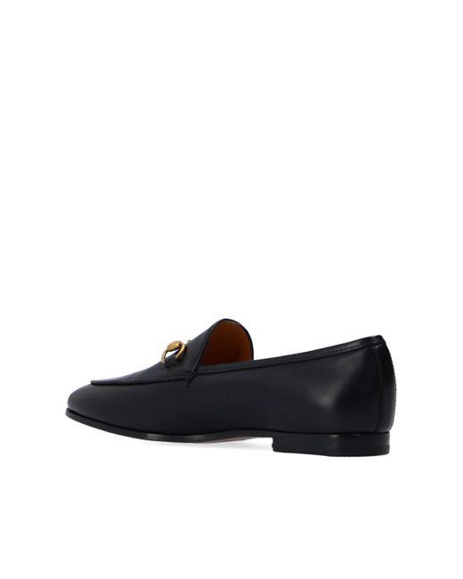 Gucci Black Leather Loafers,