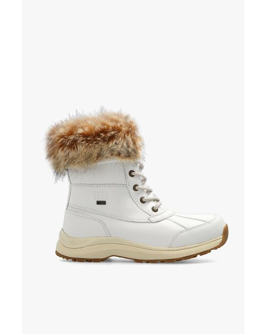 Ugg White 'adirondack Iii Tipped' Snow Boots