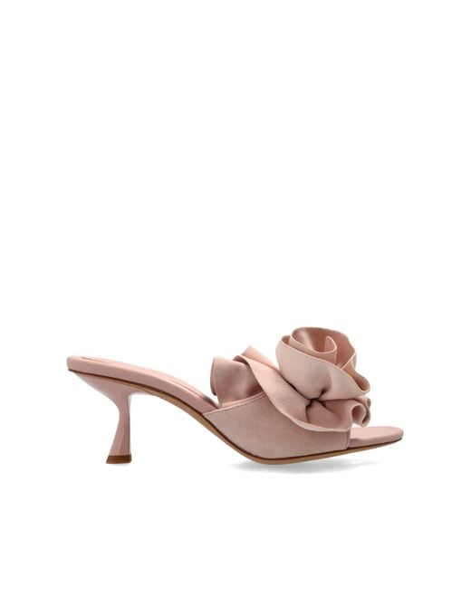 Kate Spade Pink Heeled Mules Flourish