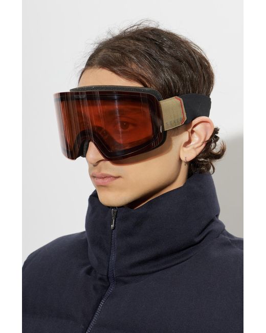 Sease Black 'Solaro' Ski Goggles for men