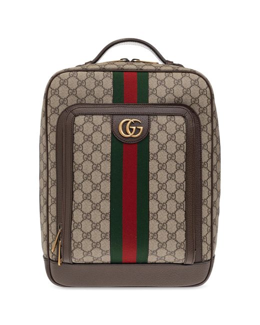 Gucci Brown 'ophidia GG Medium' Backpack for men