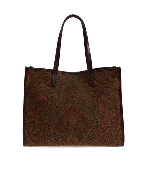 Etro Brown Love Trotter Large Bag