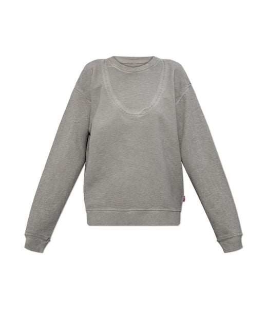 DIESEL Gray Sweatshirt 'F-Normy-S2'