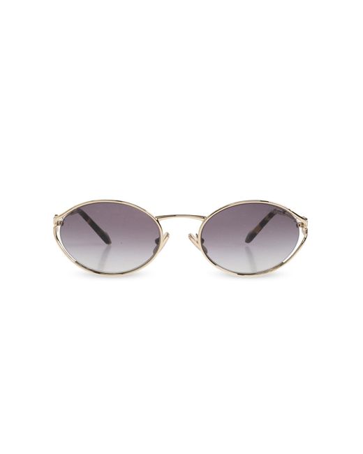 Miu Miu Metallic 'A2Ys' Sunglasses