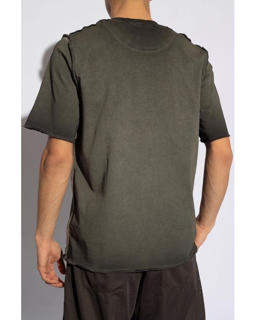 DIESEL Green 't-erie-n' T-shirt With Logo, for men