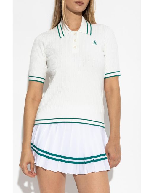 Sporty & Rich White Polo