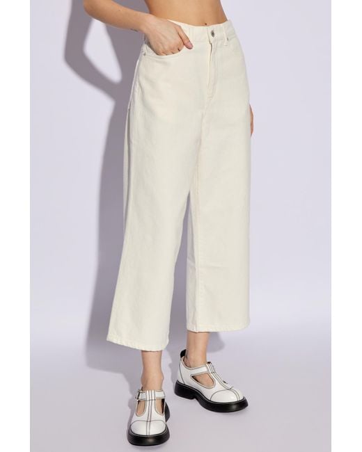 KENZO White High-waisted Jeans,
