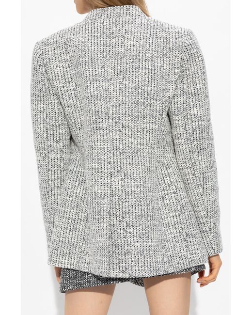 Coperni Gray Tweed Blazer