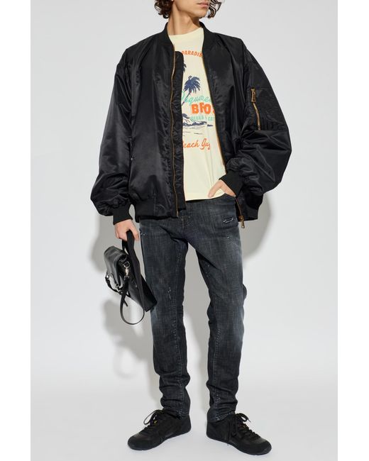 DSquared² White T-Shirt With Print for men