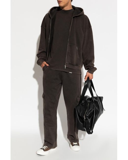 Represent Black 'Cargo' Trousers for men
