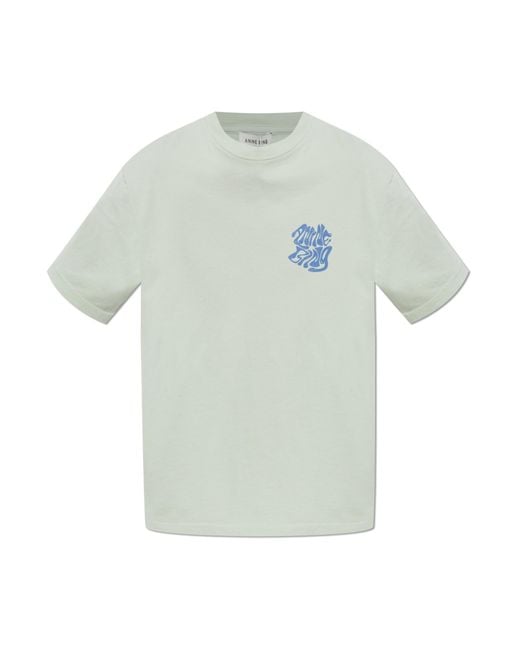 Anine Bing Green T-Shirt "Cade"